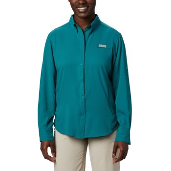 Columbia Ženske Košulje - PFG Tamiami II Long Sleeve Svijetlo Zelene | AYUJ-50614